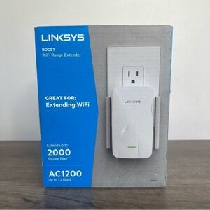 Linksys NEW AC1200 Boost WiFi Range Extender